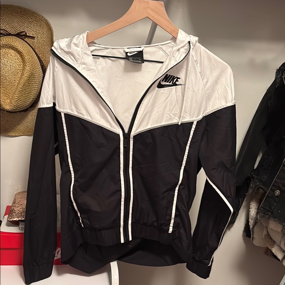 Nike Women's Black and White Jacket